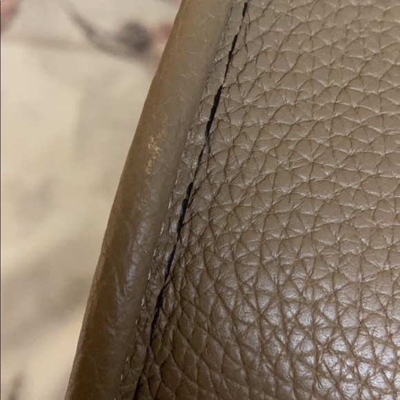 ❌SOLD❌COACH Emery Glovetanned Pebble Leather Crossbody in Elm - Picture 14 of 14